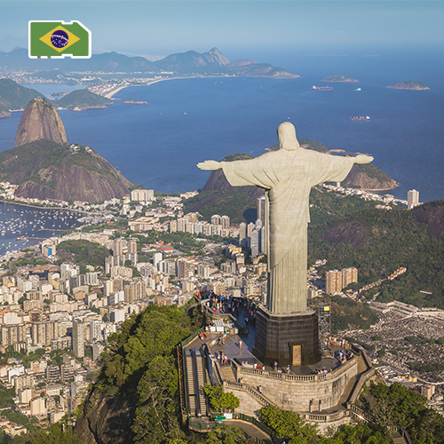 Data Sim Card Brazil - 25GB