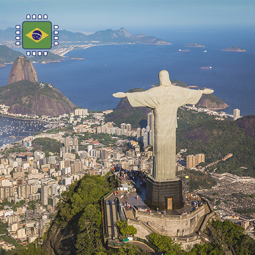 [eSIM_8988_BRAZIL_25GB_30D] eSIM Brazilië - 25GB