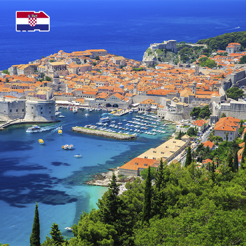 [SIM_8988_CROATIA_25GB_30D] Data SIM-kaart Kroatië - 25GB