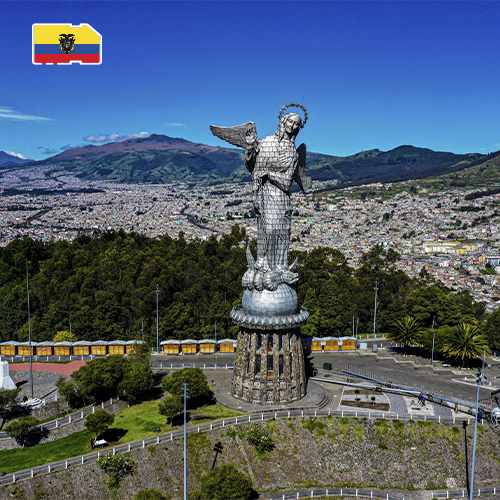 [SIM_8988_ECUADOR_10GB_30D] Data Simkaart Ecuador - 10GB